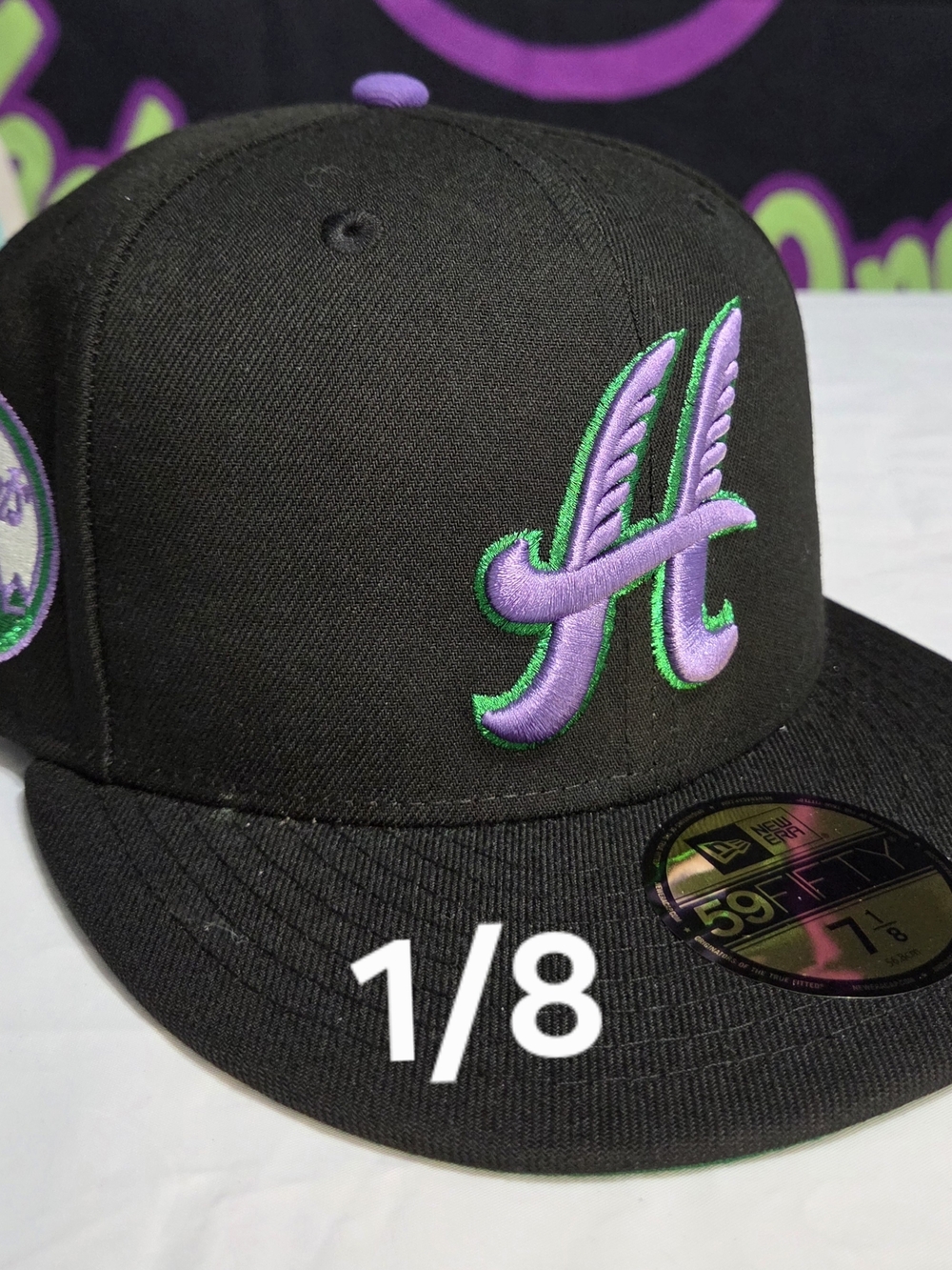 🔴SOLD🔴New Era 7 1/8 - Topperz Throwback Metallic Hartford Yard Goats